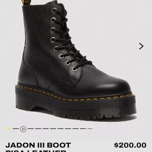 Dr. Martens Black Jadon III Leather Boots 9